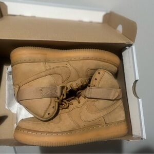 Nike Air Force One Wheat High-Top Sneakers